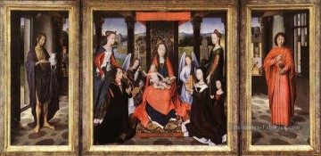  Triptyque Tableaux - Le Donne Triptyque 1475 hollandais Hans Memling